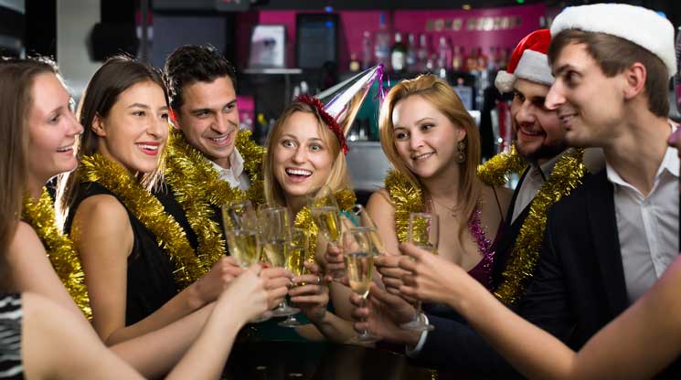 People Celebrating New Years Eve